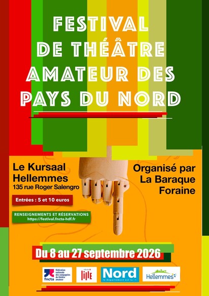 Festival de théatre amateur des pays du Nord - Du 8 au 27/9