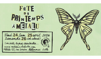 La Fête du Printemps- Metalu à Chahuter - Les 24, 25, 26/4