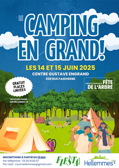 Le Camping En Grand ! - Les 14 et 15/6