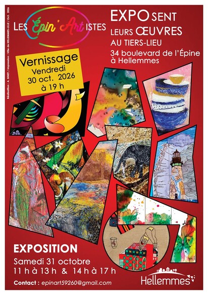 Les Épin’artistes exposent au Tiers-Lieu ! - 31/10