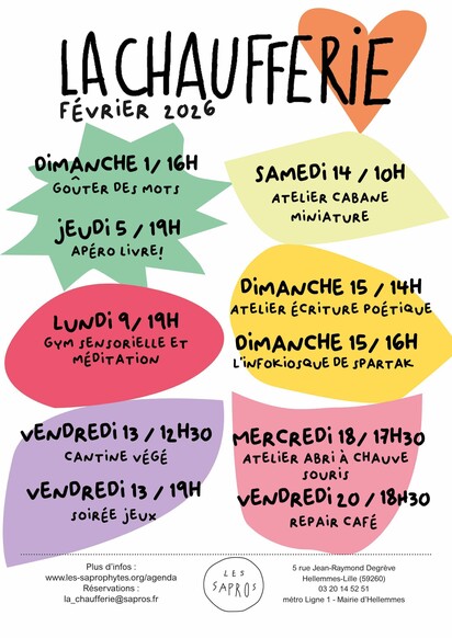 Les évènements à la Chaufferie