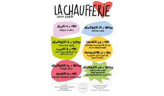 Programmation de juin à la Chaufferie