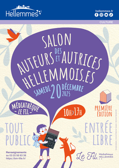 Salon des auteurs et autrices d'Hellemmes - 20/12