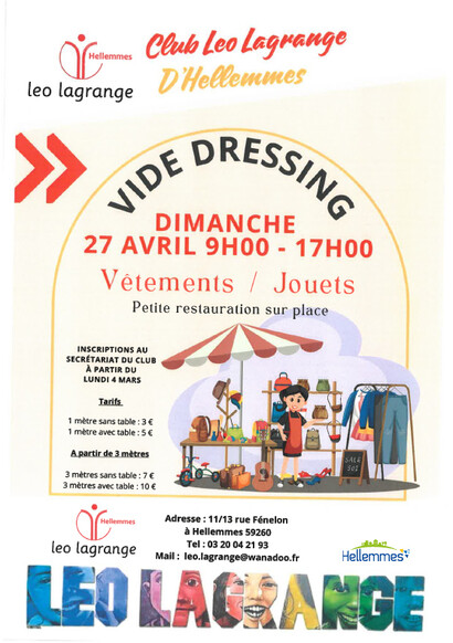 Vide-dressing - 27/4